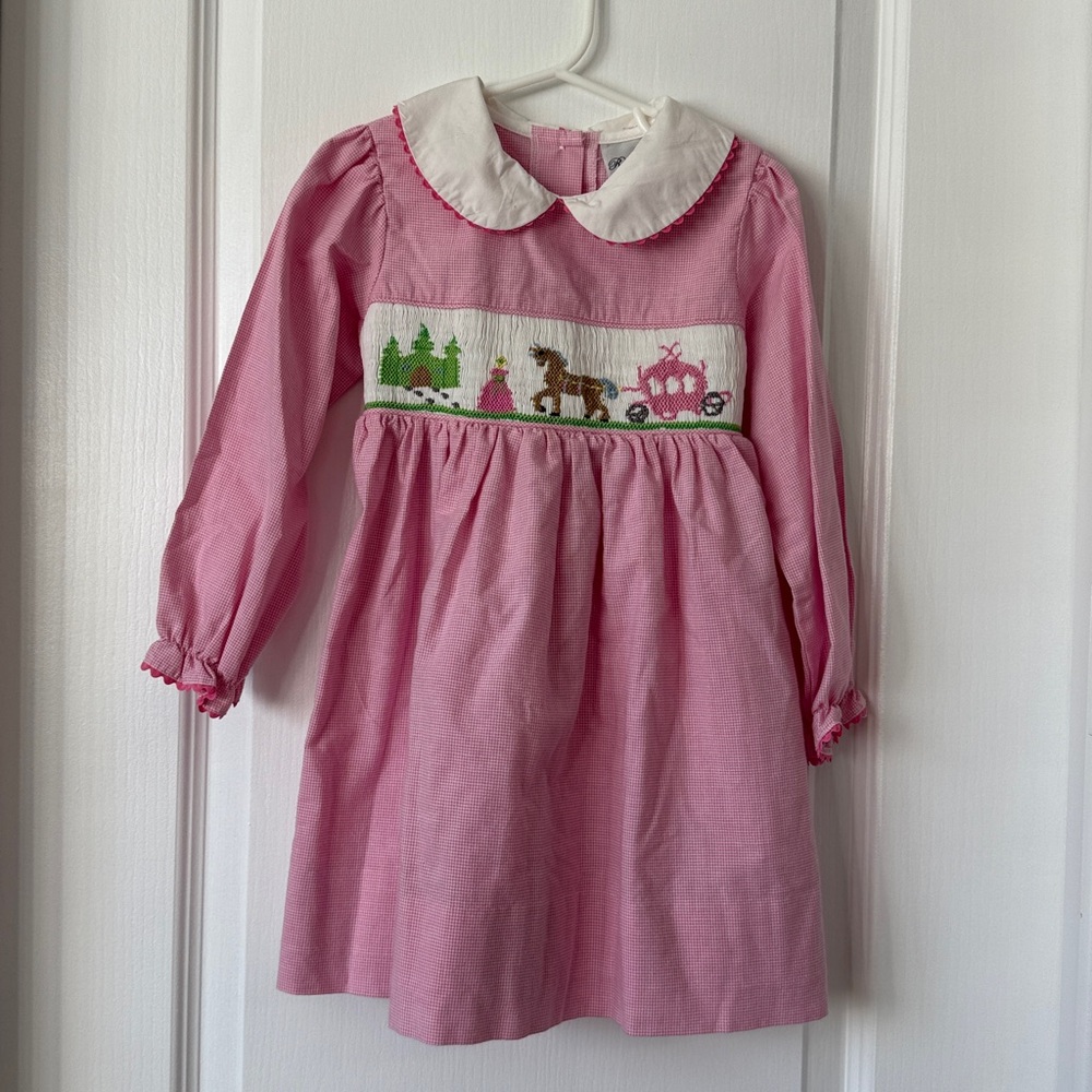 Rare Editions Pink and White Dress